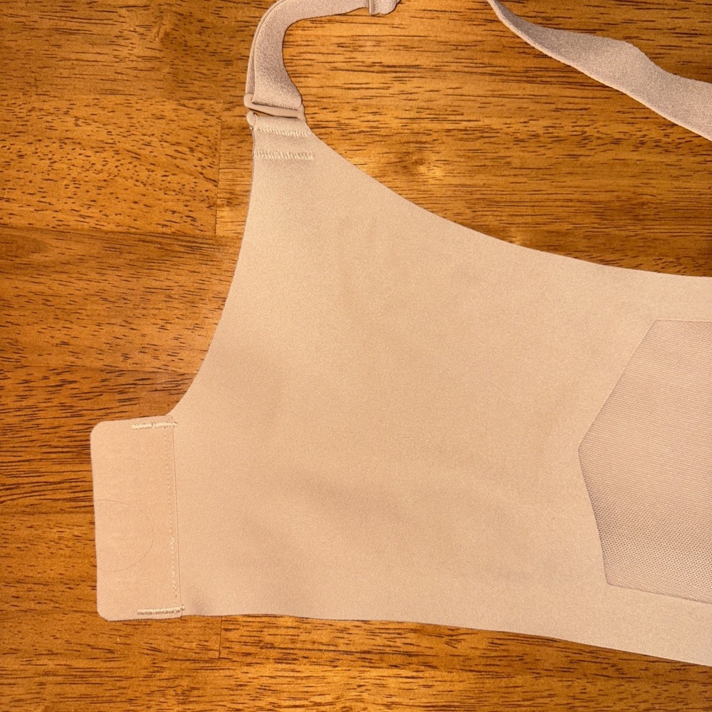 Honeylove Bra Liftwear Crossower Women 2X C/D Nude Beige Lined Sand 33'' Band - Picture 8 of 9